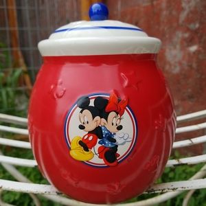 Disney Mickey and Minnie Mouse Red White & Blue Ce